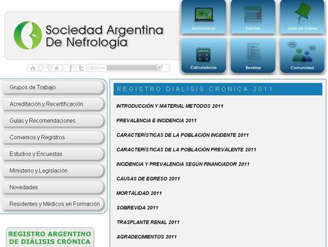 Registro Argentino de Dialisis Cronica 2011 - Informe 2012.