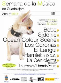 Semana de la Música de Guadalajara: Ocean Colour Scene, Sidonie, Hamlet, Los Coronas, Bebe, El Langui...