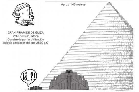 Europesadilla la pirámide de Guiza y Stonehenge