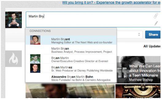 linkedin-mentions-status-update