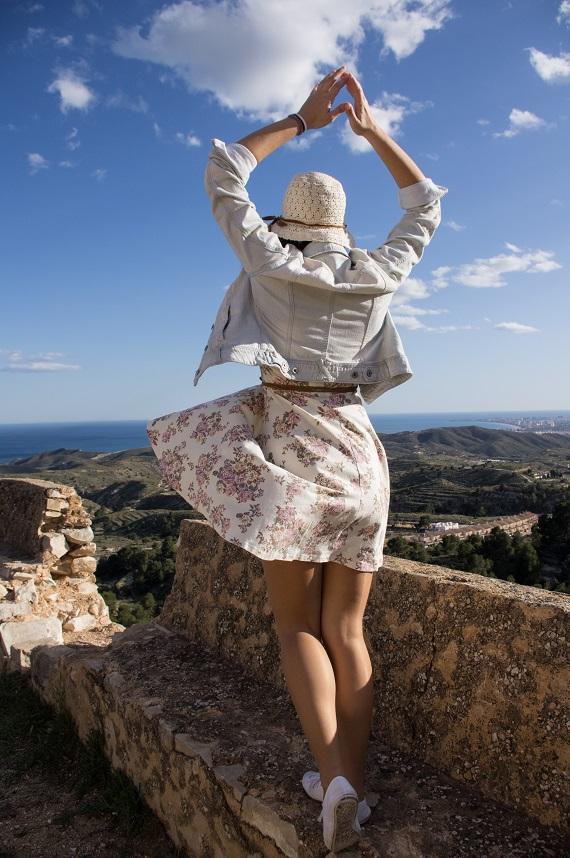 Un bonito vestido de flores