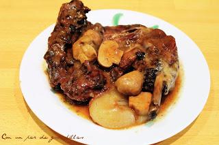 Pollo al vino (Coc au vin)