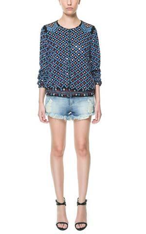 ss13 compra semana bomber estampada zara La compra de la semana: bomber estampada