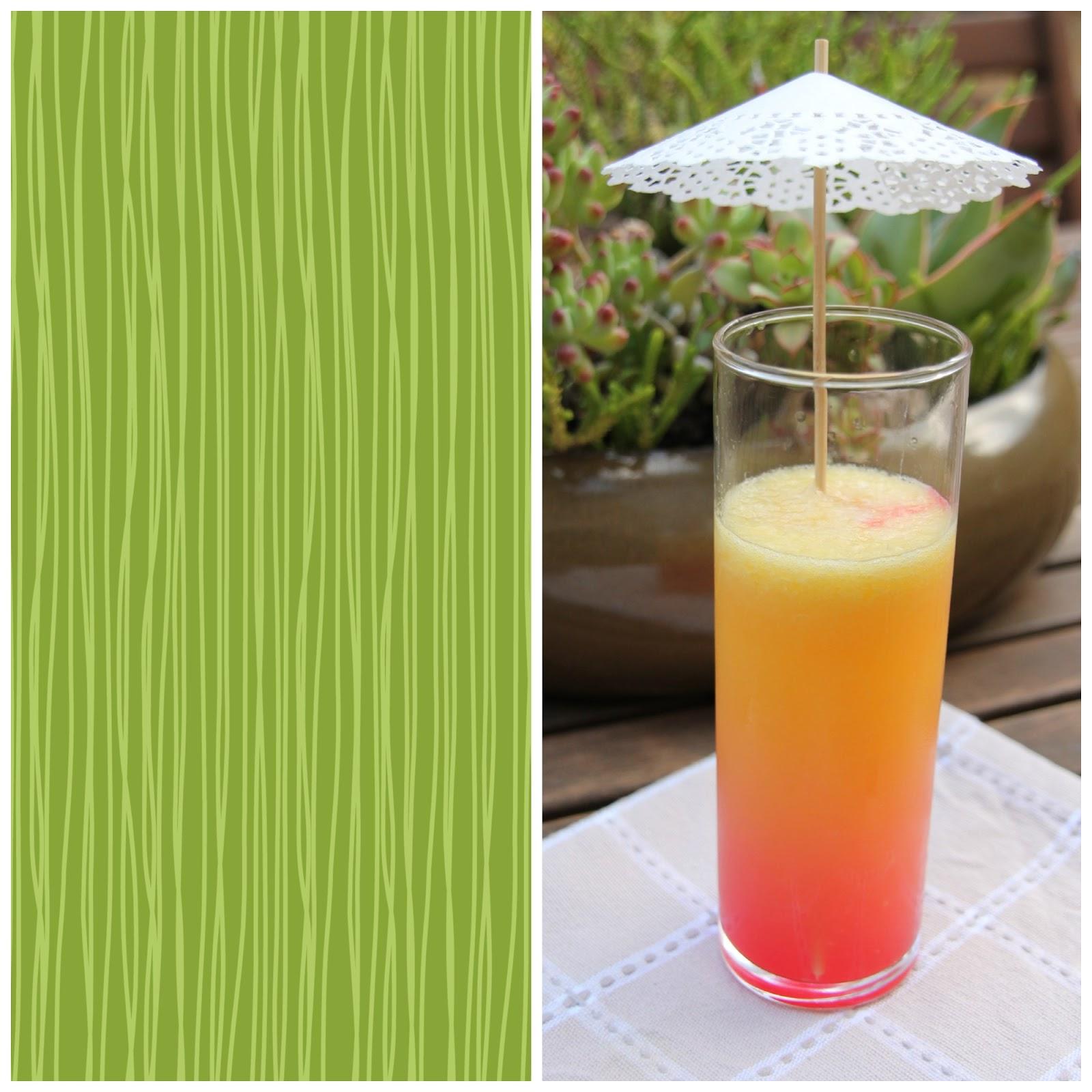 Receta: Tequila Sunrise - Recipe: Tequila Sunrise