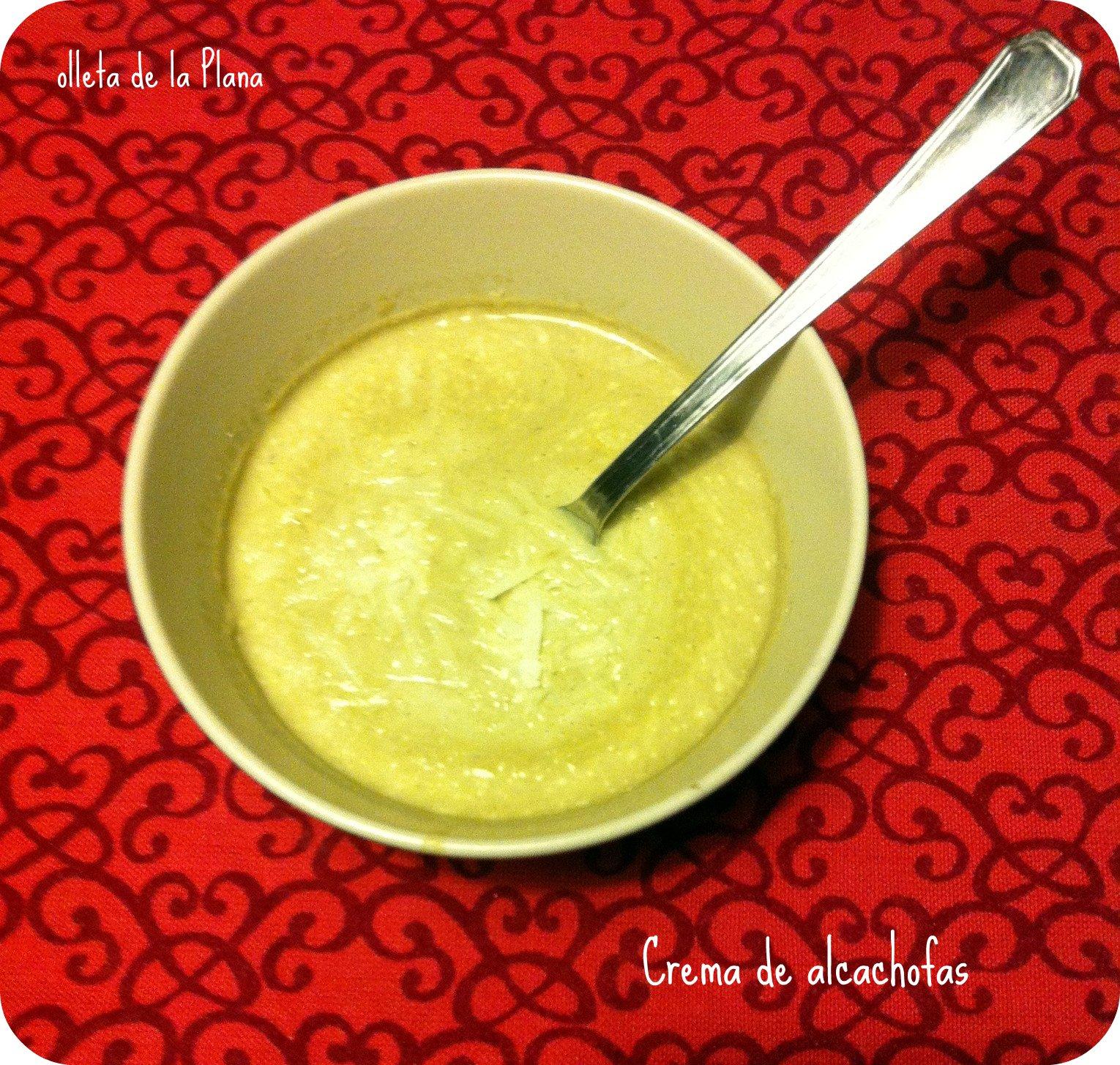 CREMA DE ALCACHOFAS