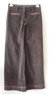 ARREGLO DEL BAJO EN UN PANTALÓN DE PANA