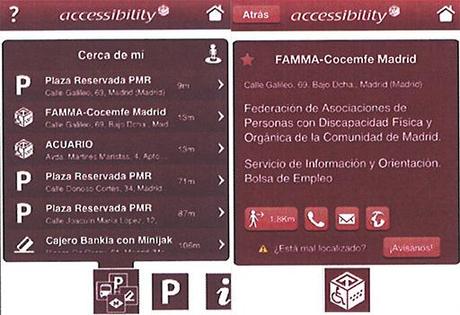 Famma Accesibility, aplicación para personas con movilidad reducida
