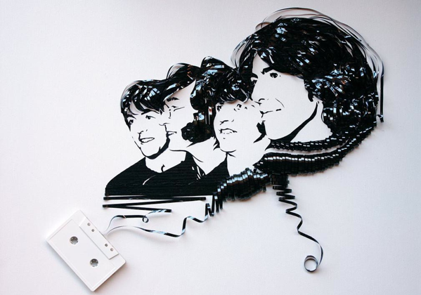 Recicla cassettes y crea arte
