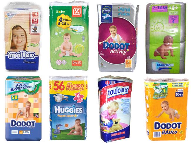 Comparativa de pañales