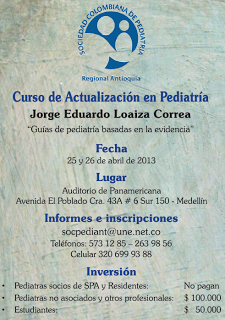 Curso de Actualización en Pediatría Abril 2013