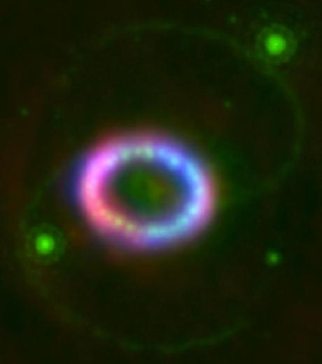 La emisión en radio del resto de supernova 1987A