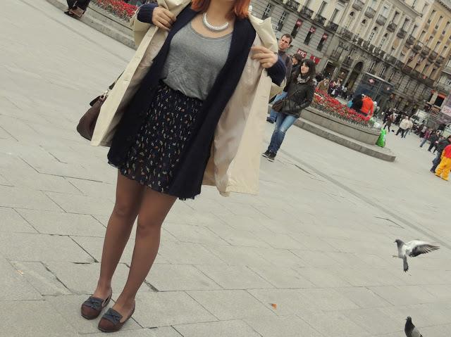 Trench+skirt ♦ Outfit