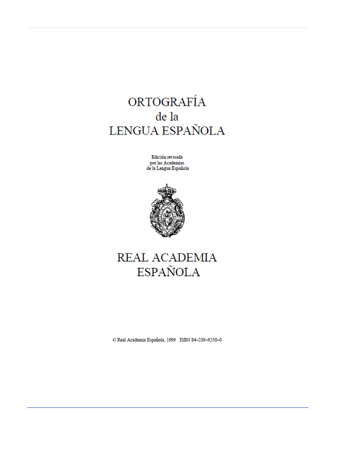 Manual de Ortografía de la RAE (para descargar)