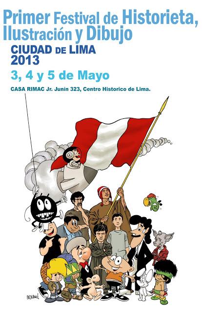 Se viene el Primer Festival de Historieta Ciudad de Lima.