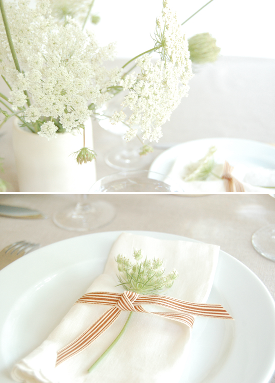 UNA MESA DECORADA PARA UNA COMUNION