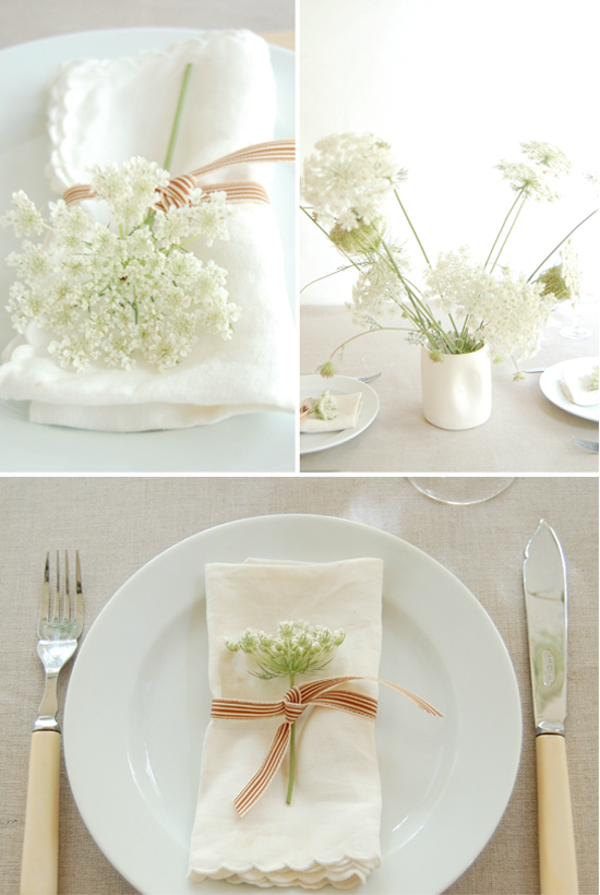 UNA MESA DECORADA PARA UNA COMUNION