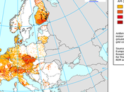 Europa: Mapa niveles Radón interior (diciembre 2011)