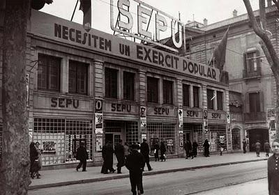 BARCELONA...LOS PRIMEROS GRANDES ALMACENES...7-04-2013...