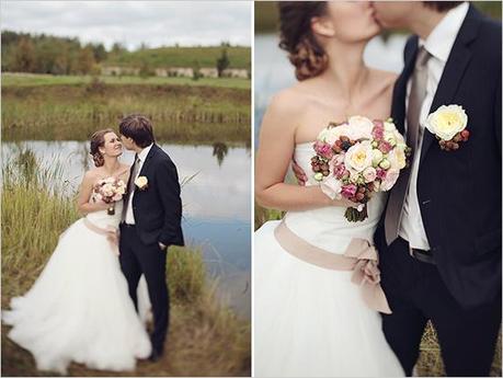 REAL WEDDING: Una cálida boda en rosa