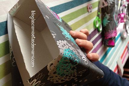 DIY: archivador reciclado de Monster High Archivador caja cereales