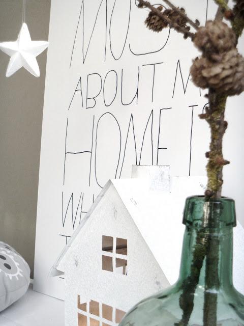 DIY: Escribir una frase en un gran tablero y.. a decorar