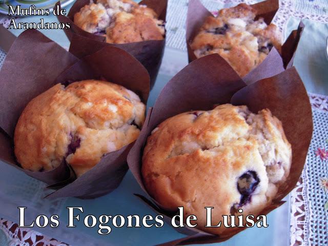 MUFINS DE ARANDANOS