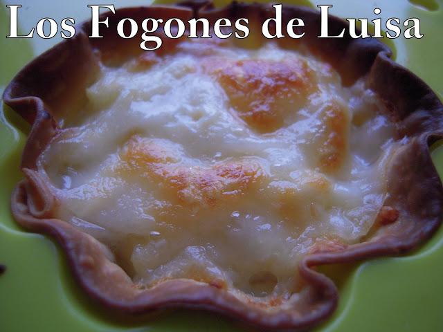 TARTALETAS DE TORTILLA Y BACON