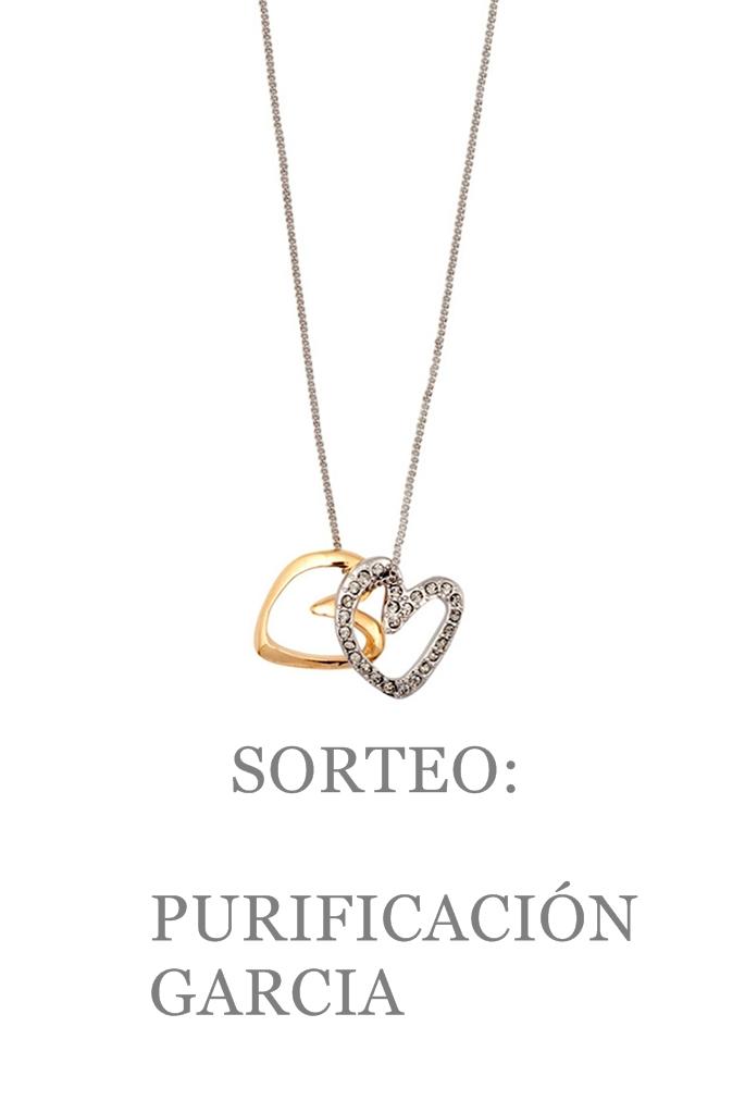 SORTEO colgante PURIFICACIÓN GARCÍA: