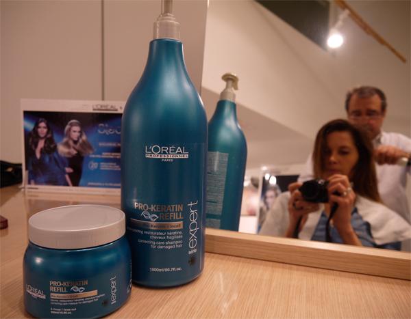 oreal pro keratina peinado