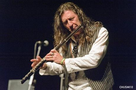 Jorge Pardo en el concierto.