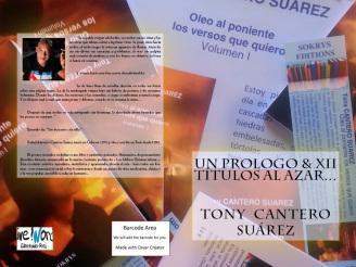 UN PROLOGO & XII TÍTULOS AL AZAR… Book Cover Preview by Tony Cantero Suárez