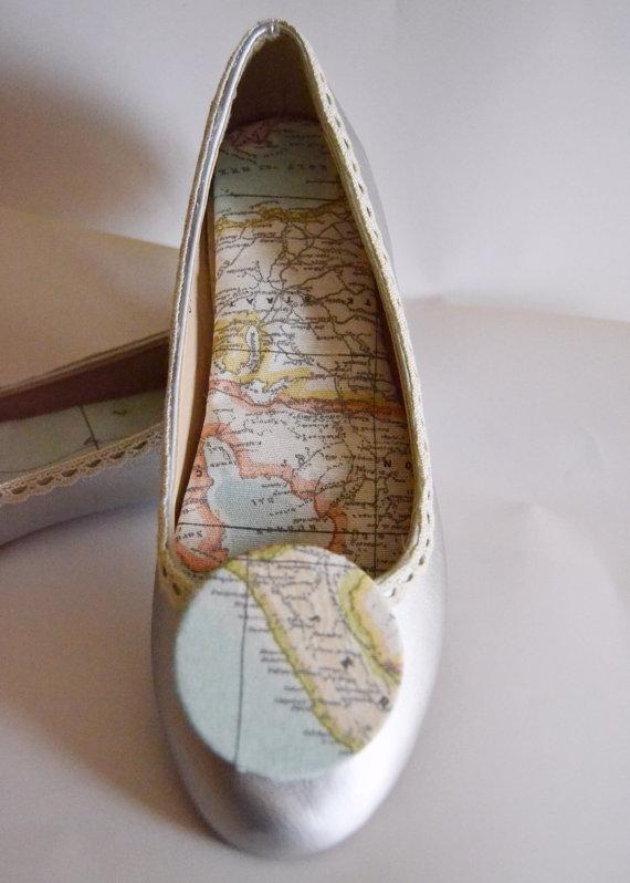 Bailarinas Bon Voyage. Tela mapamundi.