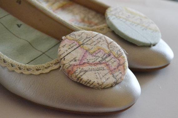 Bailarinas Bon Voyage. Tela mapamundi.