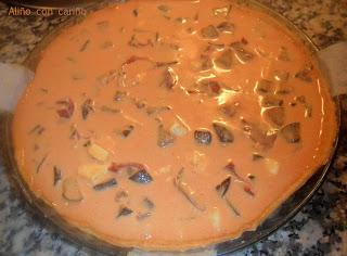 QUICHE DE BERENJENA, MOZZARELLA Y JAMÓN SERRANO