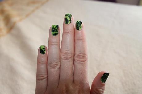 RETO 2013 #9 WATER MARBLE NAILS