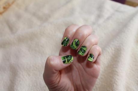 RETO 2013 #9 WATER MARBLE NAILS