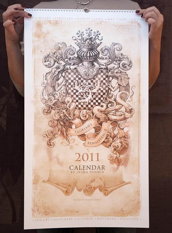 irina vinnik calendarios ilustados