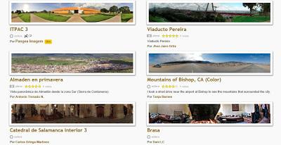 Fotografía panorámica de Almadén en primavera