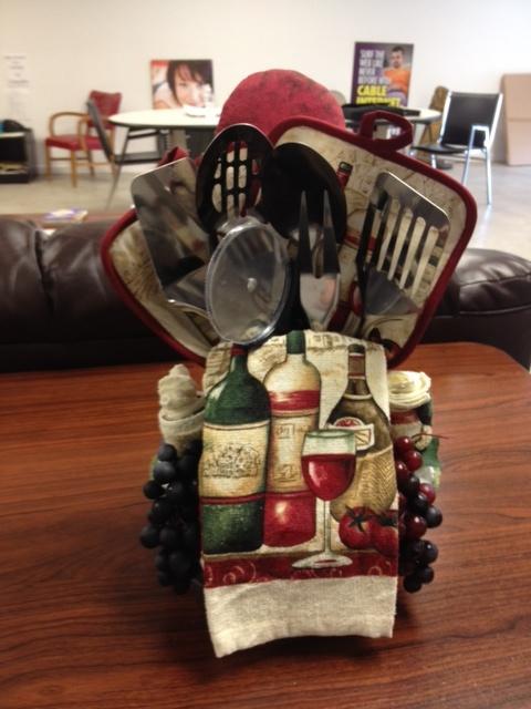 Tarta de toallas de cocina