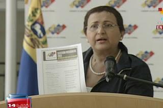 Blindado está el sistema electoral de Venezuela, afirma Tibisay.