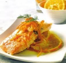 Filete de Salmón a la Naranja