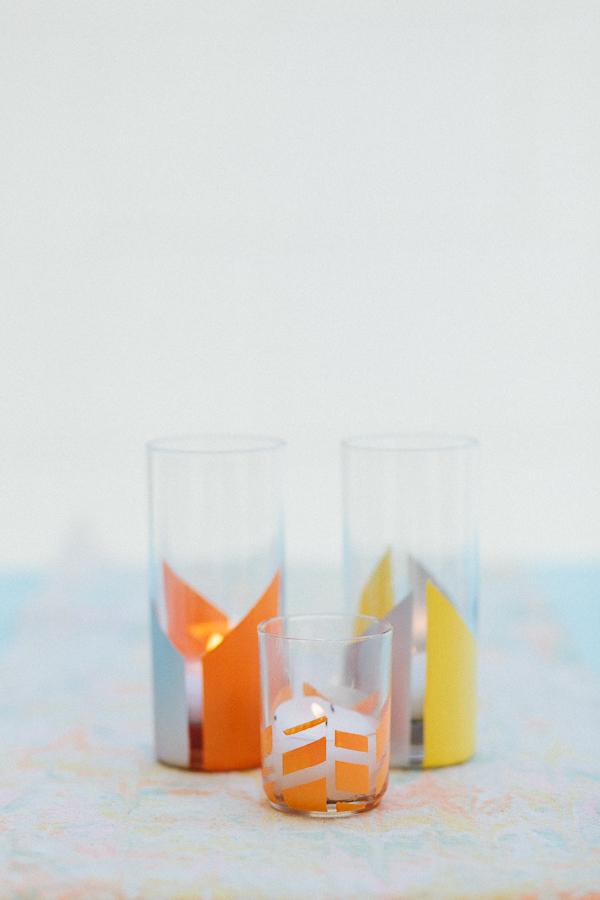 Convierte tus vasos en porta velas personalizados