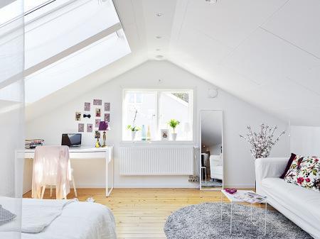 ventanas en el tejado sistemas ventanas techo y tejado estilo nórdico diseño de interiores diseño áticos pequeños decoración interiores decoración en blanco decoración áticos pequeños blog decoración nórdica 