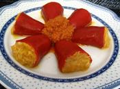 Pimientos piquillo rellenos pollo