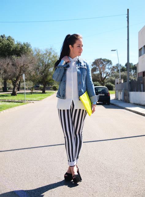 Stripes + neon