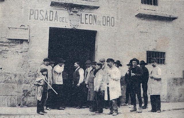 Posada del León de Oro, Madrid, en 1897