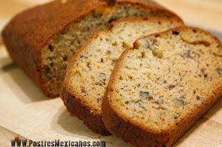 postre yucateco-pan de plátano