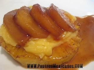 postres mexicanos 2013-Delicioso postre de manzana.