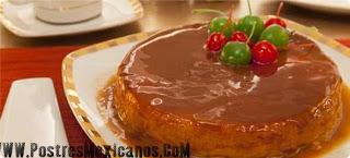 postres mexicanos-Tas Delicioso Flan de Cajeta.