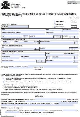  modelo contrato de nuevos proyectos de emprendimiento joven 